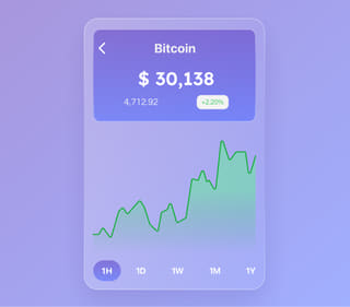 Byttelseri crypto trading platform dashboard med live markedsdata
